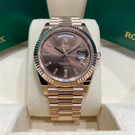 rolex day date rosa cogna|rolex day date history.